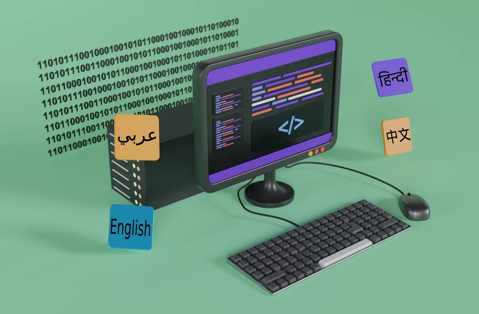 صورة توضيحية لأهمية اللغة